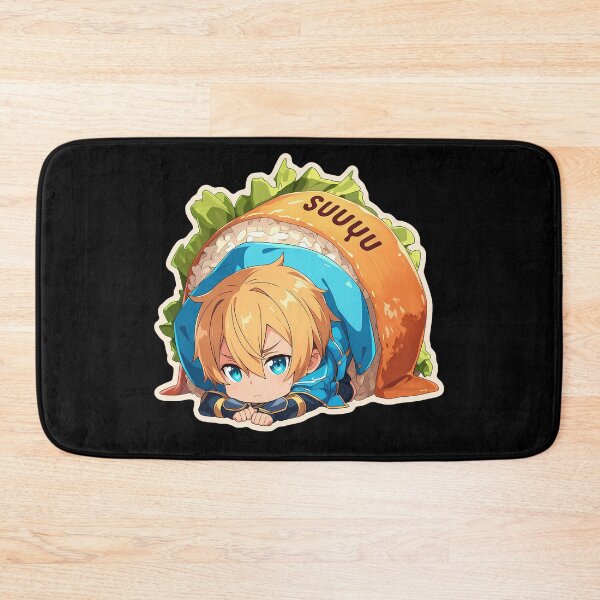 Item preview, Eugeo Sword Art Online Anime Kawaii Chibi Sushi Roll designed and sold by CarlosBender.