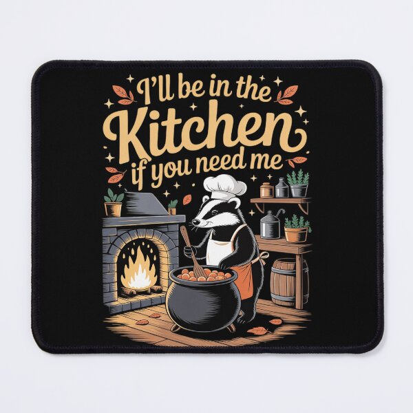 Item preview, Autumn Kitchen Magic Cooker Chef Cute Honey Badger Cooking designed and sold by JaskconLIfe23.