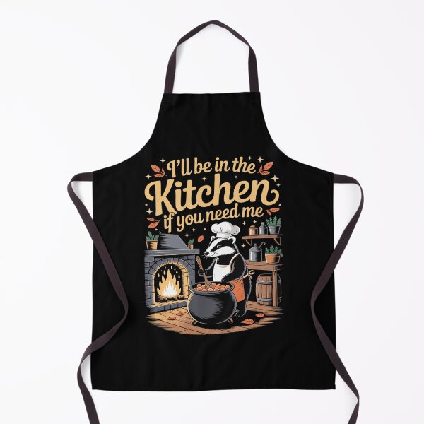 Item preview, Autumn Kitchen Magic Cooker Chef Cute Honey Badger Cooking designed and sold by JaskconLIfe23.