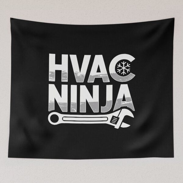 Item preview, Hvac Ninja Apparel Professional Master Air Conditioning designed and sold by MavisJoseph.