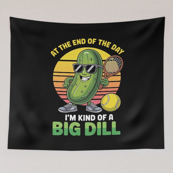 Item preview, Big Dill Pickleball King Pun Paddle Sport End Of Day  designed and sold by CombatTask.