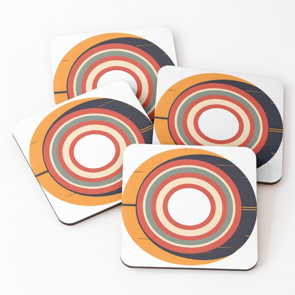 Item preview, Vibrant Concentric Ring Design With Bold Colors in Abstract Circular Art Form designed and sold by KanDa-Shop.