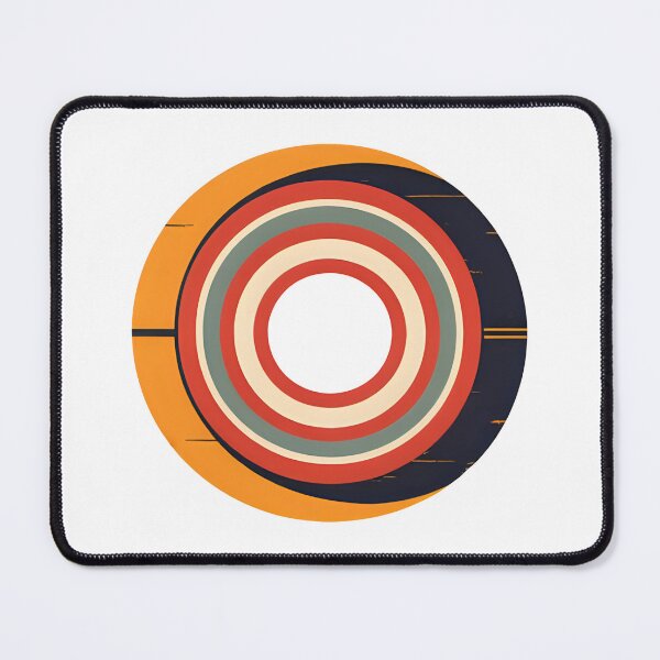 Item preview, Vibrant Concentric Ring Design With Bold Colors in Abstract Circular Art Form designed and sold by KanDa-Shop.
