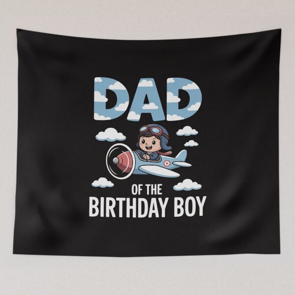 Item preview, Dad Of The Birthday Boy Airplane Pilot Flying Family designed and sold by margaridroso.