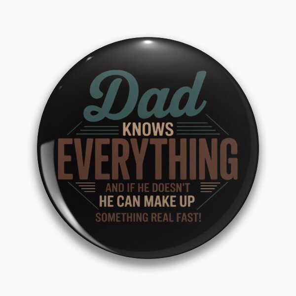 Item preview, Dad knows everything for father's day designed and sold by margaridroso.