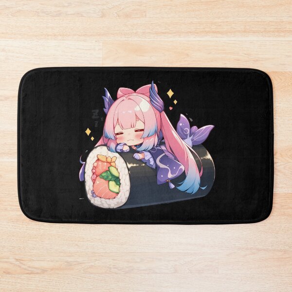Item preview, Sangonomiya Kokomi Sushi Fantasy Genshin Impact Kawaii Chibi Anime Girl designed and sold by CarlosBender.