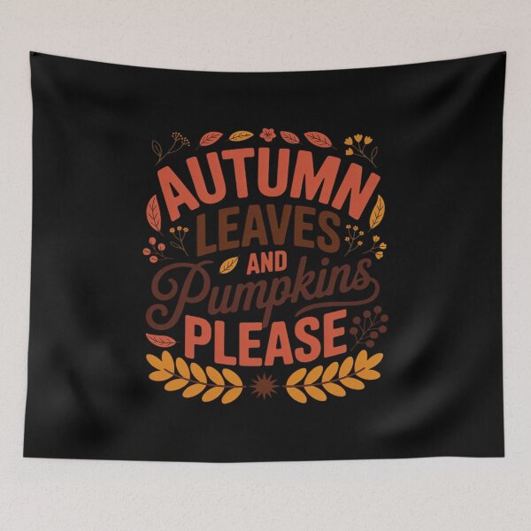 Item preview, Autumn Leaves and Pumpkins Please Hello Fall Season Women designed and sold by JaskconLIfe23.
