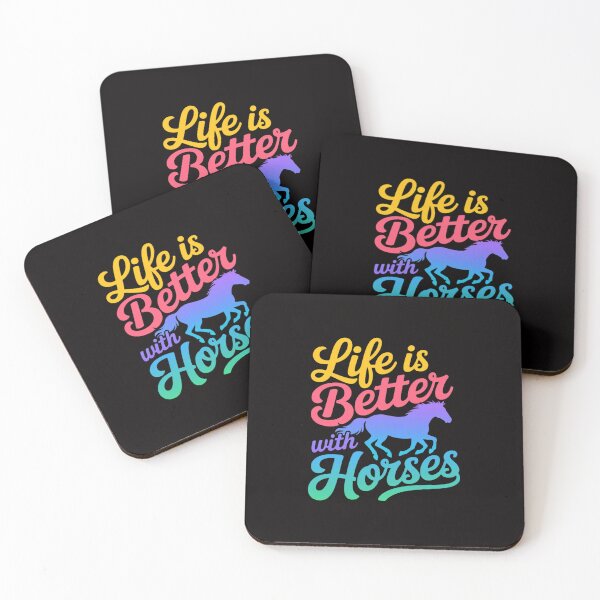 Item preview, Cute Life Is Better With Horses Horseback Riding designed and sold by margaridroso.