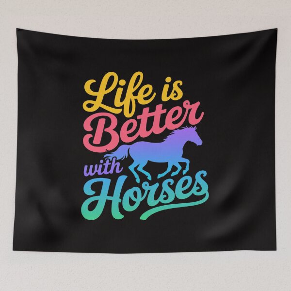Item preview, Cute Life Is Better With Horses Horseback Riding designed and sold by margaridroso.