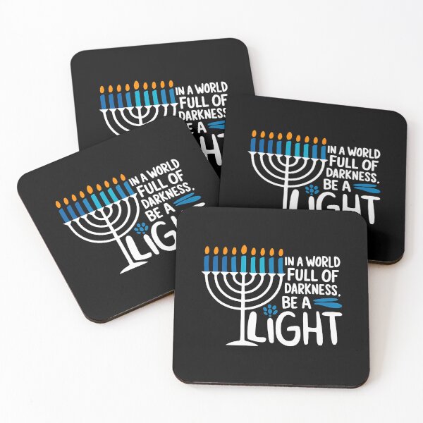 Item preview, In A World Full Of Darkness Be A Light Hanukkah designed and sold by JosephineCathy.