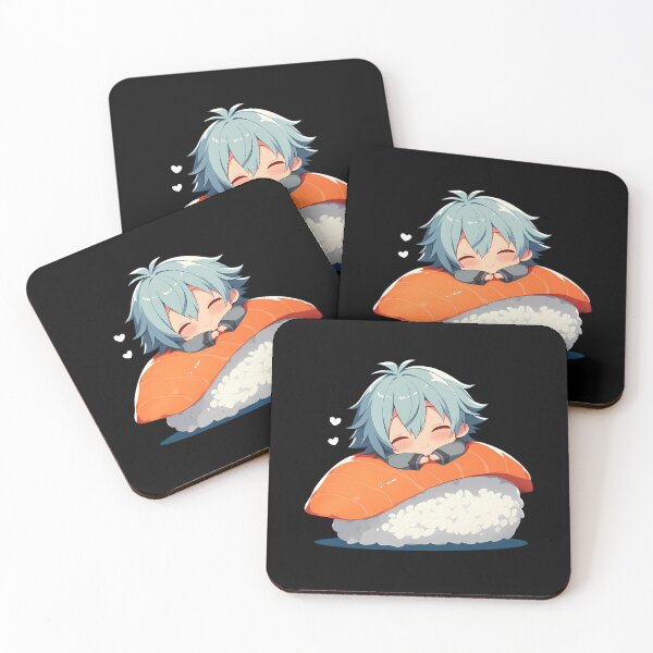 Item preview, Idolish Tamaki Yotsuba Sushi Joy Idolish7 Kawaii Chibi Anime Boy designed and sold by CarlosBender.