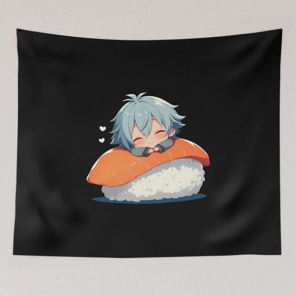Item preview, Idolish Tamaki Yotsuba Sushi Joy Idolish7 Kawaii Chibi Anime Boy designed and sold by CarlosBender.