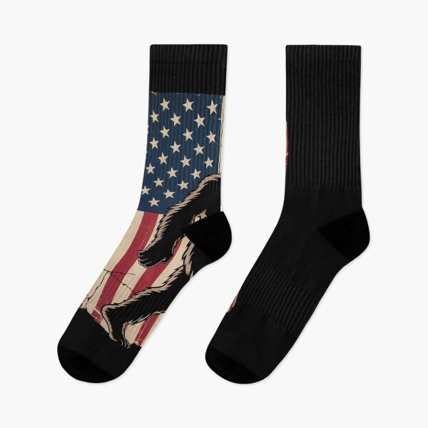 Item preview, Bigfoot American Flag 4th of July Patriotic  designed and sold by CombatTask.