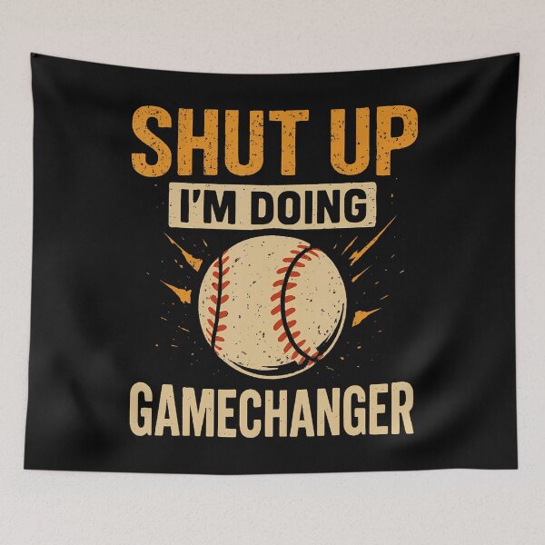 Item preview, Shut Up I'M Doing Gamechanger Baseball Softball Cheer designed and sold by DorisElaine.