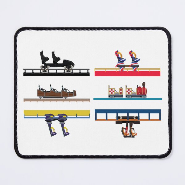 Item preview, Parque Warner Madrid Coaster Cars Design designed and sold by CoasterMerch.