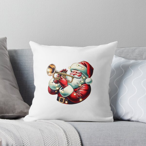 Item preview, Santa Playing Trumpet Funny Trumpet Playing Musical Santa designed and sold by DeborahCarolyn.