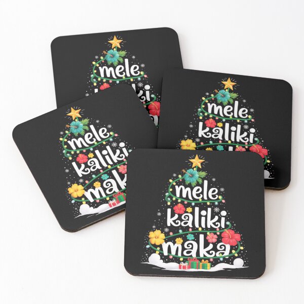 Item preview, Mele Kalikimaka Hawaiian Christmas Hawaii Christmas Tree designed and sold by MackenzieBin.