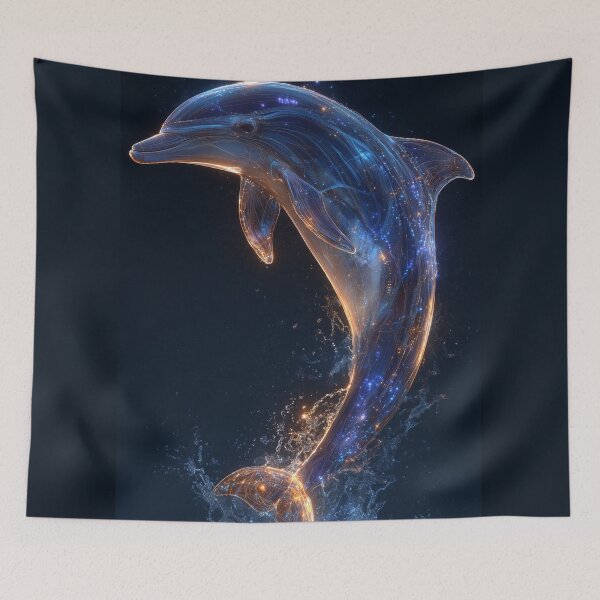 Item preview, Starborne Dolphin of the Lightwaves designed and sold by ArgentoArt.
