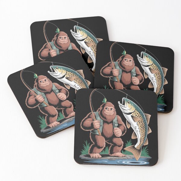 Item preview, Bigfoot Bowfin Fishing Dogfish Fisherman Cryptid Sasquatch  designed and sold by CombatTask.
