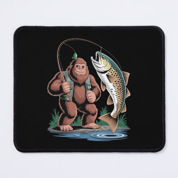Item preview, Bigfoot Bowfin Fishing Dogfish Fisherman Cryptid Sasquatch designed and sold by CombatTask.