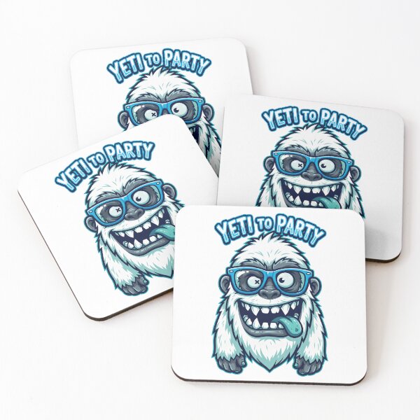 Item preview, YETI TO PARTY Fun Winter Yeti designed and sold by Quillway.