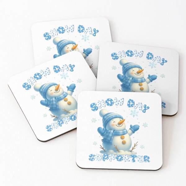 Item preview, Snow Day Supporter Cute Snowman Snowflake Christmas Xmas Kid designed and sold by DeborahCarolyn.