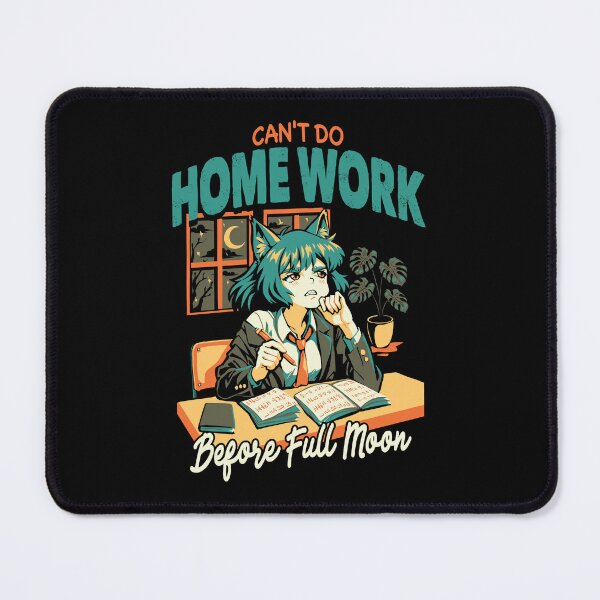 Item preview, Can’t Do Homework Before Full Moon designed and sold by Pupung oktavian.
