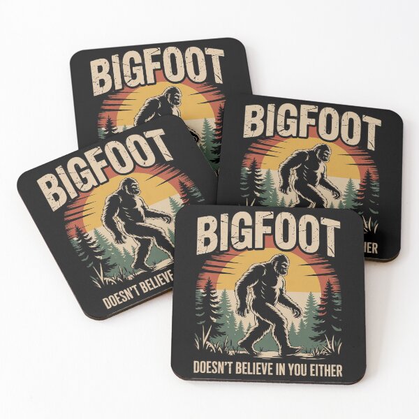 Item preview, Bigfoot Doesn't Believe in You Either Distressed 1  designed and sold by CombatTask.
