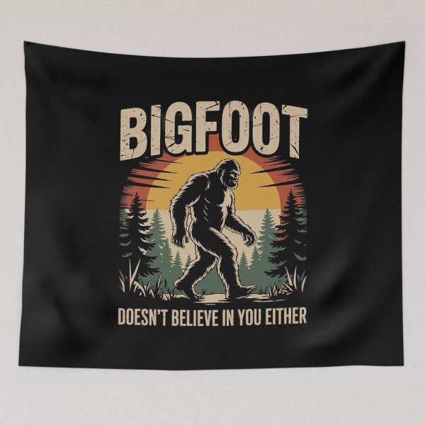 Item preview, Bigfoot Doesn't Believe in You Either Distressed 1  designed and sold by CombatTask.