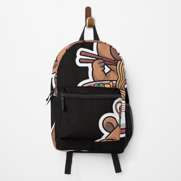 Item preview, Cute Capybara and Turtle Backpack Ramen Kawaii Capibara Girl designed and sold by margaridroso.