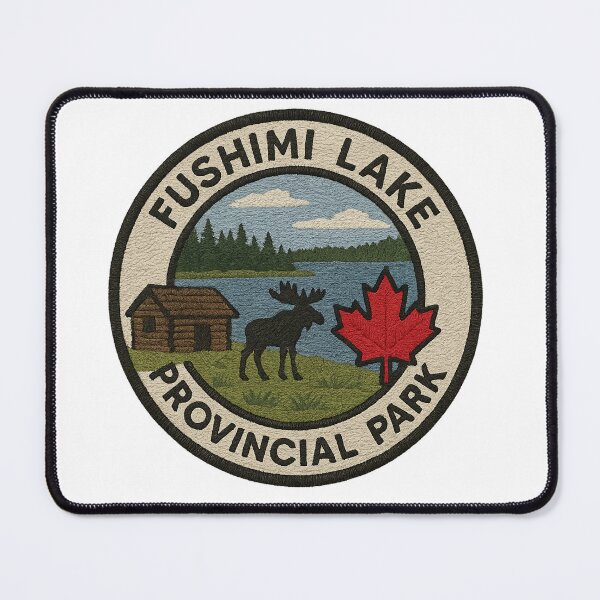 Item preview, Fushimi Lake Provincial Park patch designed and sold by CompassLake.