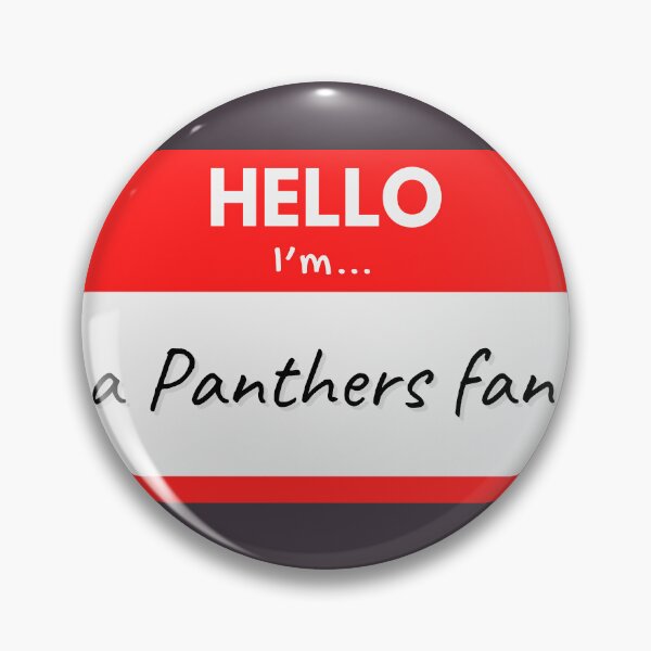 Item preview, Hello I’m a Panthers Fan – Red designed and sold by buglevel.