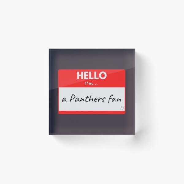 Item preview, Hello I’m a Panthers Fan – Red designed and sold by buglevel.