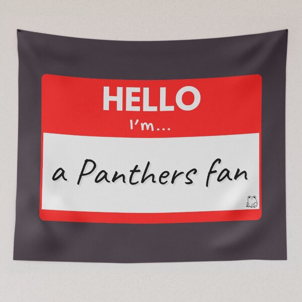 Item preview, Hello I’m a Panthers Fan – Red designed and sold by buglevel.