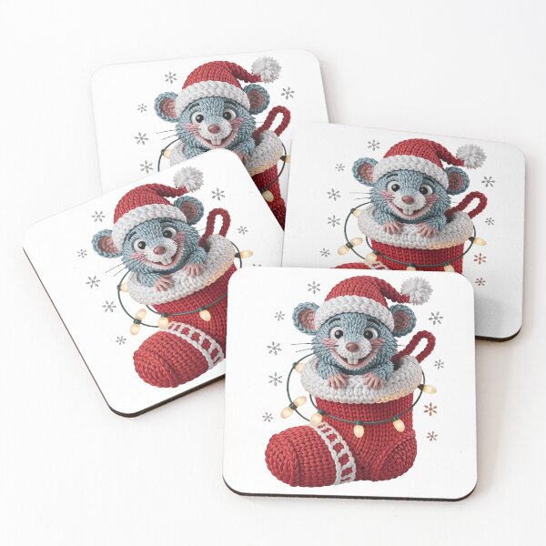 Item preview, Christmas Shrew  T-Shirt – Kawaii Holiday Mouse Design, Funny Winter Animal Tee, Cute Xmas Gift Idea for Kids & Adults designed and sold by kaka8888.