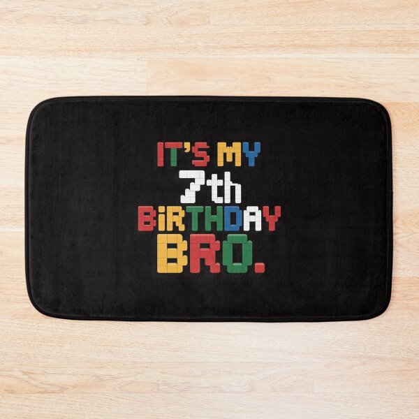 Item preview, Cute 7th Birthday 7 Years Old Block Building Boys designed and sold by margaridroso.
