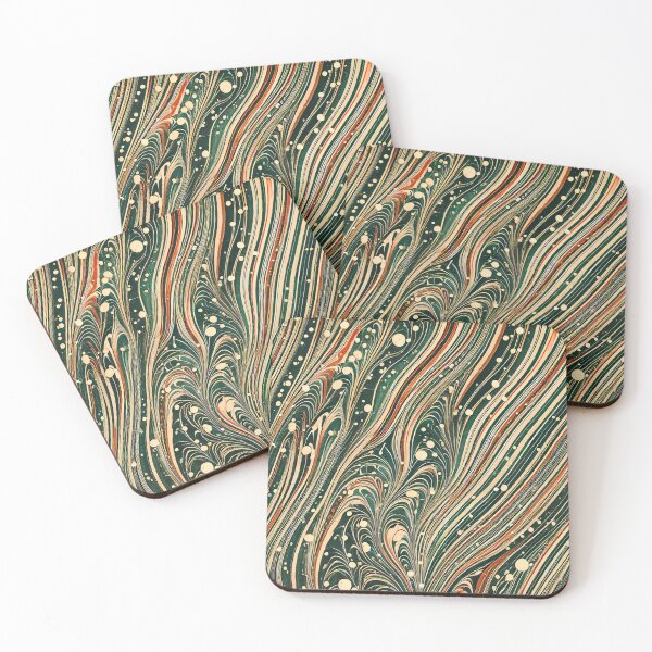 Item preview, Vintage Marbled Paper Pattern Retro Abstract Design designed and sold by PinUpPizzazz.