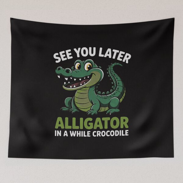 Item preview, Crocodiles See You Later Alligator In A While Crocodile designed and sold by margaridroso.