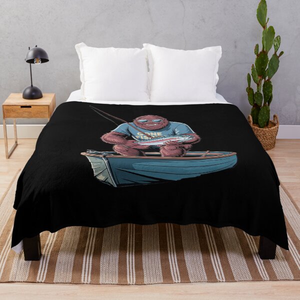 Item preview, Bigfoot Fishing Adventure Sasquatch Catch of the Day designed and sold by PowAcademy.