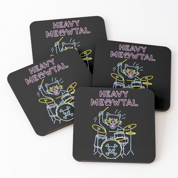 Item preview, Heavy Meawtal Rock Cats and Music!!! designed and sold by Robert "Hellfish" Fonseca.