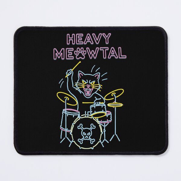 Item preview, Heavy Meawtal Rock Cats and Music!!! designed and sold by Robert "Hellfish" Fonseca.