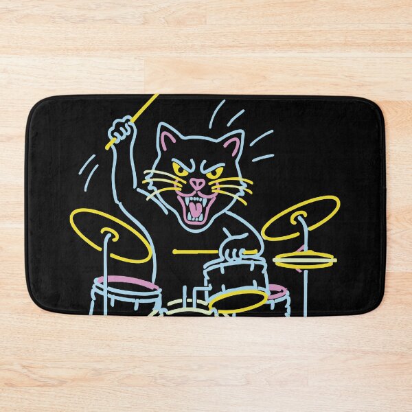 Item preview, Heavy Meawtal Rock Cats and Music!!! designed and sold by Robert "Hellfish" Fonseca.