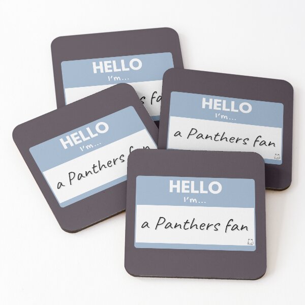 Item preview, Hello I’m a Panthers Fan – Blue designed and sold by buglevel.