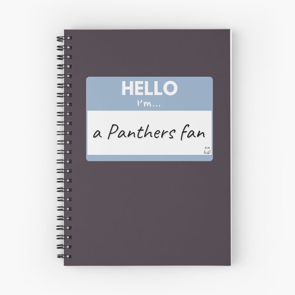 Item preview, Hello I’m a Panthers Fan – Blue designed and sold by buglevel.