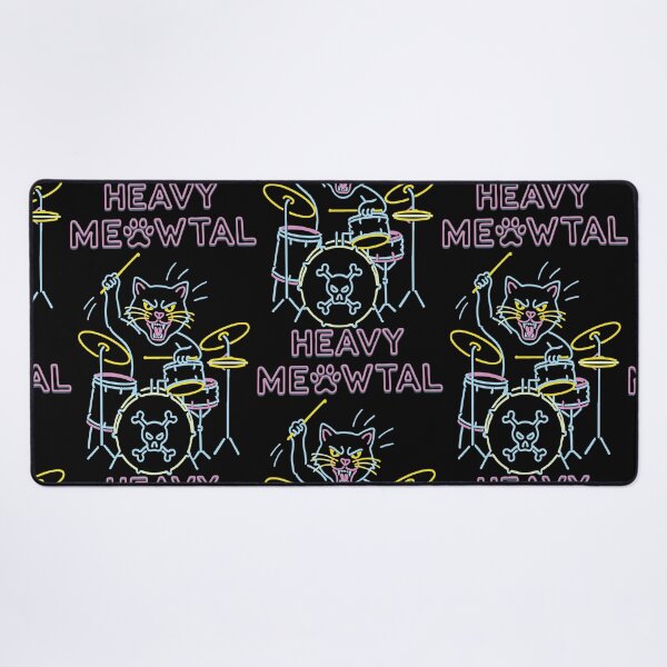 Item preview, Heavy Meawtal Rock Cats and Music!!! designed and sold by Robert "Hellfish" Fonseca.