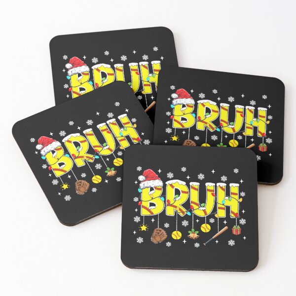 Item preview, Bruh Christmas Softball Funny Xmas Boys Kids designed and sold by jackelmbradyt.