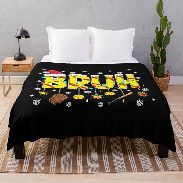 Item preview, Bruh Christmas Softball Funny Xmas Boys Kids designed and sold by jackelmbradyt.