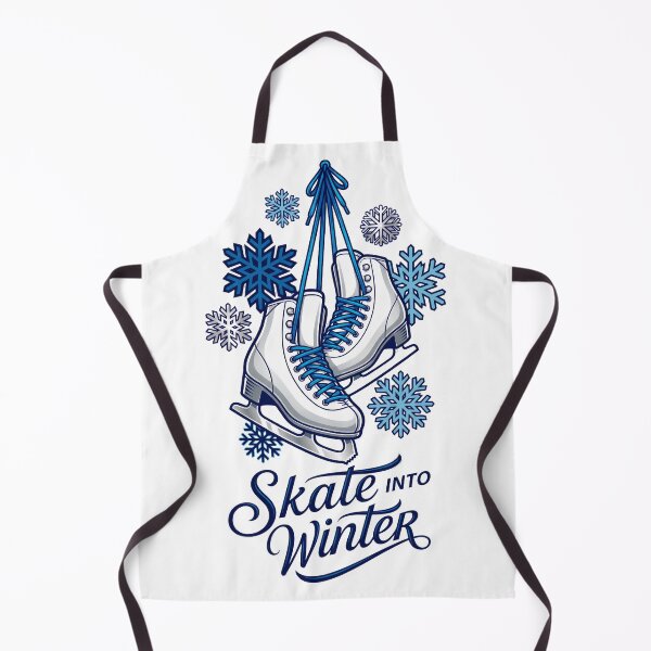Item preview, SKATE INTO WINTER Elegant Ice Skates designed and sold by Quillway.