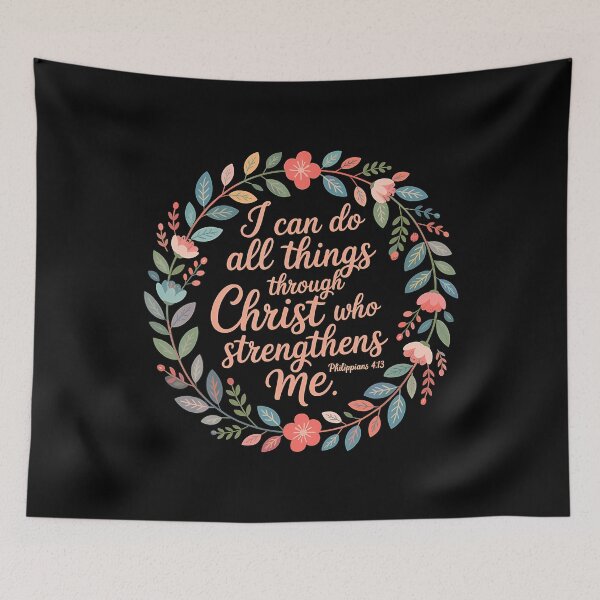 Item preview, I Can Do All Things Through Christ Who Strengthens Me designed and sold by PatsyMargie.