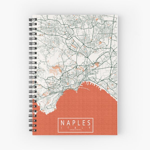 Item preview, Naples City Map of Campania, Italy - Bohemian designed and sold by deMAP.